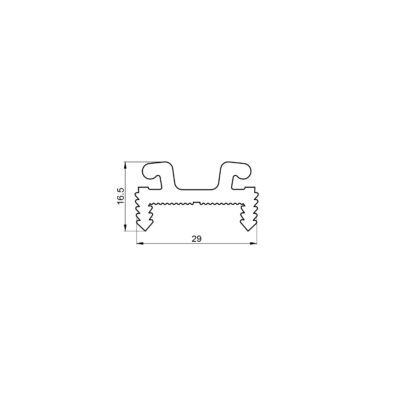 SP21 - Wall Skirting Connector