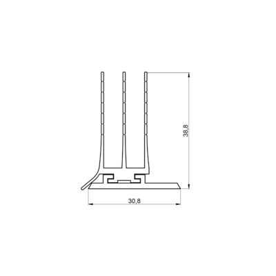 SP88 - Profilé étanche à la poussière